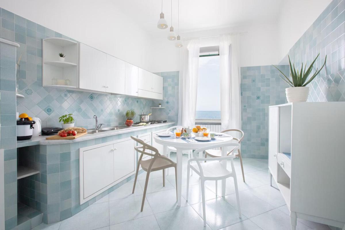 Sorrentovibes - Seaview Home On The Beach & Amazing Views Terrace Exterior foto